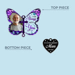 Custom Photo Wind Chime With Acrylic Charms - Personalized Memorial Sympathy Gifts For Mom - I'm Always With You, Sympathy Gifts For Loss Of Loved One