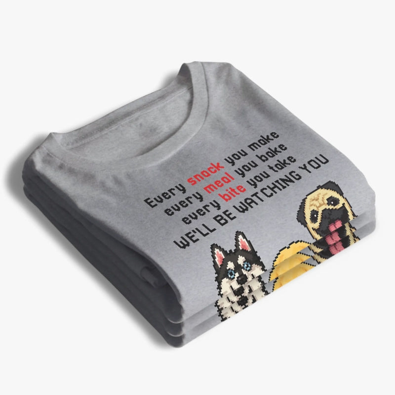 Unisex T-shirt, Premium T-shirt, Hoodie - Personalized Birthday Gifts For Dog Lovers, Dog Dad And Mom - I'll Be Watching You