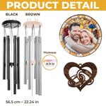Custom Photo Wind Chime With Acrylic Charms - Personalized Anniversary Wedding Gifts For Couple, Husband, Wife - Still Not Sick Of You