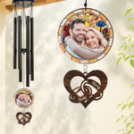 Custom Photo Wind Chime With Acrylic Charms - Personalized Anniversary Wedding Gifts For Couple, Husband, Wife - Still Not Sick Of You