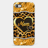 Custom 3D Inflated Effect Printed Clear Phone Case - Personalized Mother's Day Gifts For Mother, Grandmother - Shine Like A Diamond