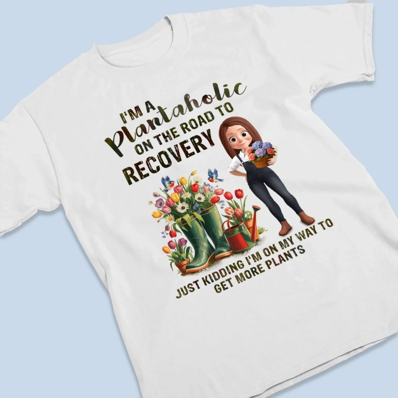 Just One More Plant - Family Personalized Custom Unisex T-shirt, Premium T-shirt, Hoodie - Gift For Yourself, Best Friends, Siblings, Family Members, Gardening Lovers