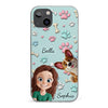 Custom 3D Inflated Effect Printed Clear Phone Case - Personalized Birthday Gifts For Dog Lovers, Dog Dad And Mom - Pawfect Moments Together