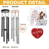 Custom Wind Chime With Acrylic Charms - Personalized Anniversary Wedding Gifts For Husband And Wife, Him And Her - In Every Lifetime, I’d Choose You
