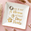 Full-Print Jewelry Dish - Birthday Gifts For Dog Cat Lovers, Dog Dad And Mom, Cat Owners - Home Is Where Paws Live