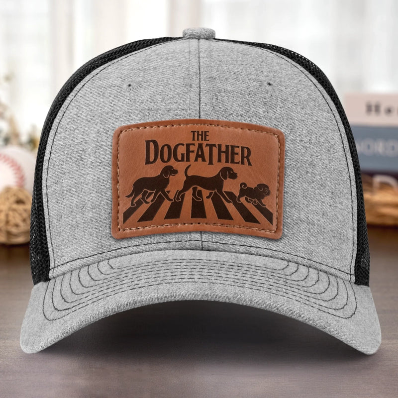 Leather Patch Hat -  Birthday Gifts For Dog Lovers, Dog Dad And Mom - Every Pack Needs A Boss