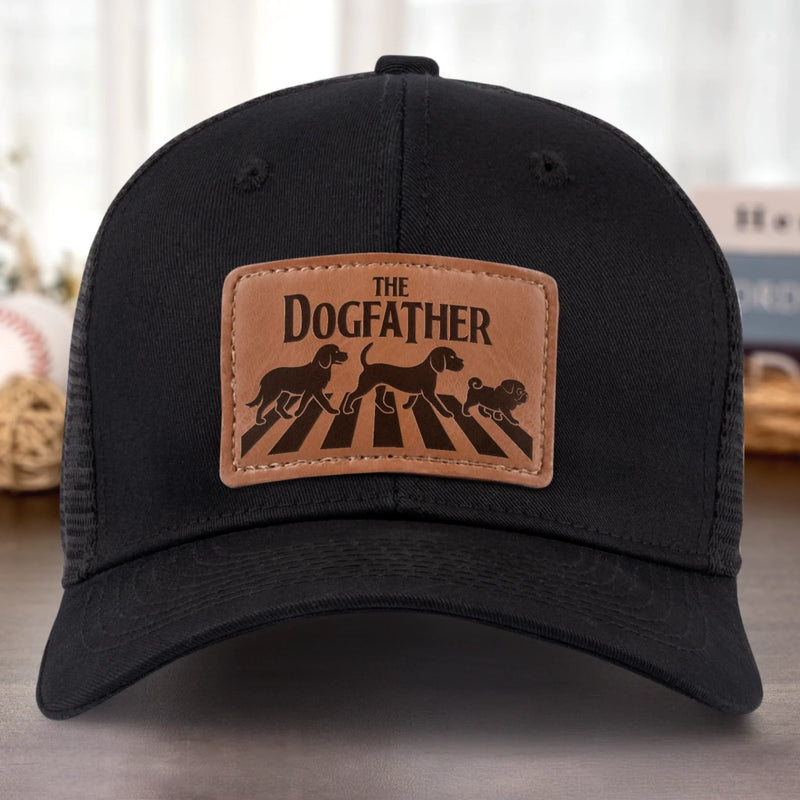 Leather Patch Hat -  Birthday Gifts For Dog Lovers, Dog Dad And Mom - Every Pack Needs A Boss