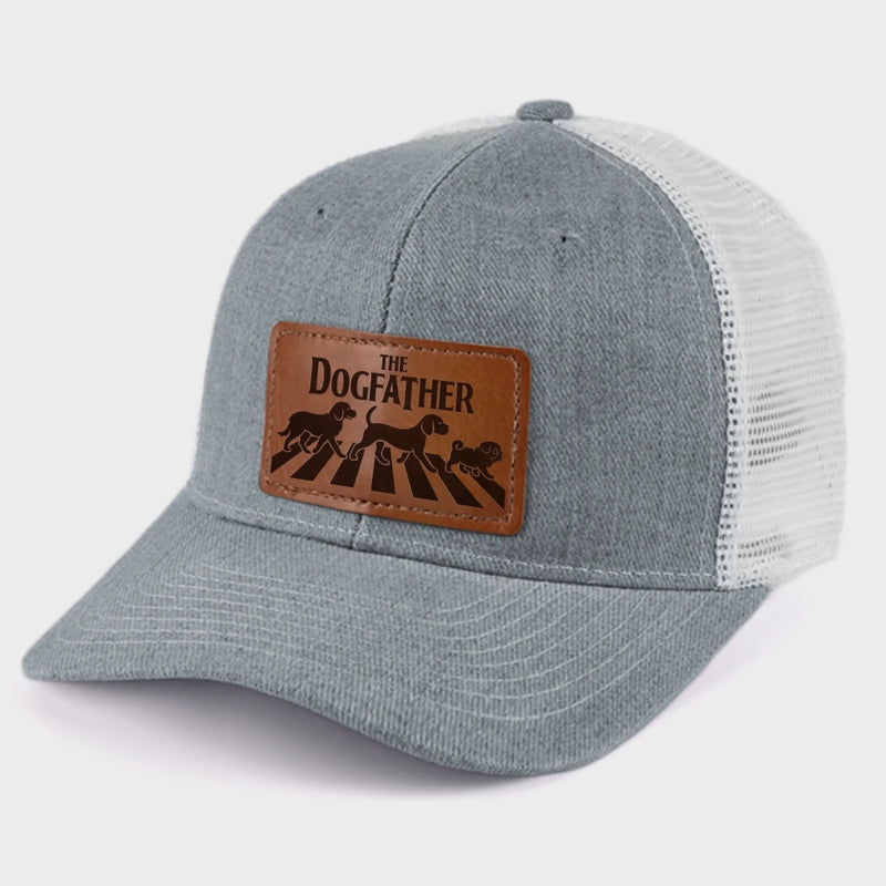 Leather Patch Hat -  Birthday Gifts For Dog Lovers, Dog Dad And Mom - Every Pack Needs A Boss
