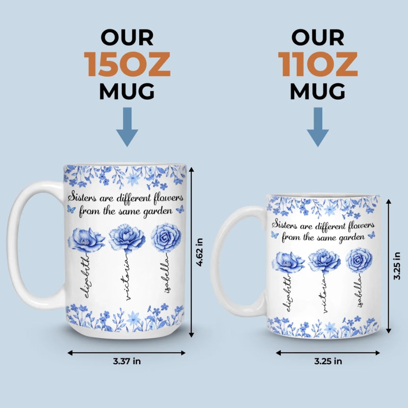 Custom Mug - Personalized Best Friend Birthday Gifts For Women - Blooming Together, Always