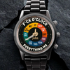Custom Men's Watch - Personalized Funny Gift For Friend, Coworker, Family Member - Whatever Time It Is