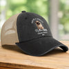 Custom Washed Cotton Baseball Net Cap - Personalized Birthday Gifts For Dog Cat Lovers, Dog Dad And Mom, Cat Owners - Master Of The Meow & Woof Crew