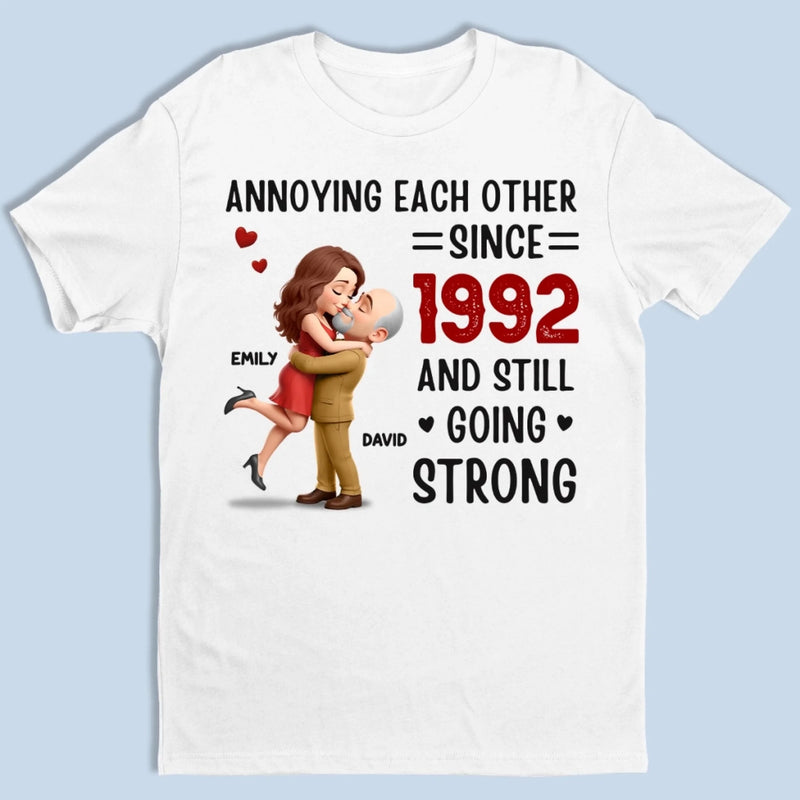 Custom Unisex T-shirt, Premium T-shirt, Hoodie - Personalized Anniversary Wedding Gifts For Husband And Wife, Him And Her - Loving You Is My Favorite Chaos