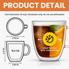 Custom Double Wall Glass Mug - Personalized Best Friend Birthday Gifts For Women - It Takes A Long Time To Grow An Old Friend