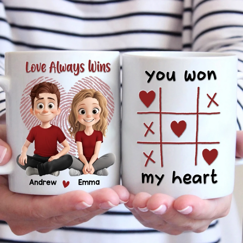 Custom Mug - Personalized Anniversary Wedding Gifts For Husband And Wife, Him And Her - My Happily Ever After