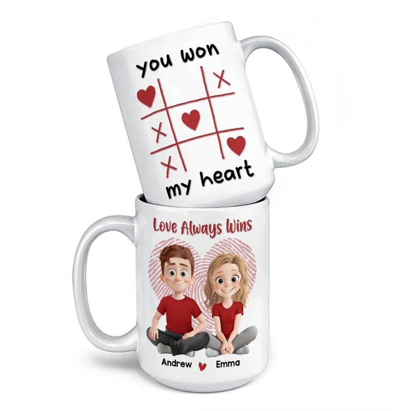 Custom Mug - Personalized Anniversary Wedding Gifts For Husband And Wife, Him And Her - My Happily Ever After