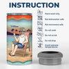 Custom 4 In 1 Can Cooler Tumbler - Personalized Retirement Gifts For Women, Men - Goodbye Tension, Hello Pension