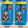 Custom 16oz Plastic Kids Water Bottle - Personalized Back To School Gifts For Kids - Kids Blossom With Every Drink
