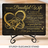 I Just Want To Be Your Last Everything - Couple Personalized Custom Rectangle Shaped Stone With Stand - Gift For Husband Wife, Anniversary