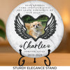 Custom Photo You Were More Than A Pet, You Were Family - Memorial Personalized Custom Round Shaped Stone With Stand - Sympathy Gift For Pet Owners, Pet Lovers