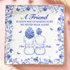 Custom Full-Print Jewelry Dish - Personalized Best Friend Birthday Gifts For Women - We Never Walk Alone