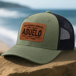 Sombrero Con Parche De Cuero Con Forma Personalizada - Regalos De Cumpleaños Personalizados Para Grandpa - Abuelo Cariñoso Siempre A Tu Lado