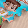Custom Beach Towel - Personalized Summer Vacation And Travel Gifts For Family, Kids - Stay Cool, Pool Rules