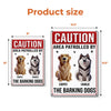 Custom Home Decor Metal Sign - Personalized  Birthday Gifts For Dog Lovers, Dog Dad And Mom - Woof Patrol On Duty