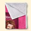 Custom Blanket - Personalized Best Friend Birthday Gifts For Women, Besties, Sisters, BFF - Crime Partners Forever Side By Side