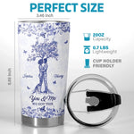 Custom Tumbler - Personalized Anniversary Wedding Gifts For Couple - Hand In Hand We Thrive