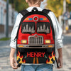 Custom Kids Backpack - Personalized Back To School Gifts For Kids - Racing To Save The Day