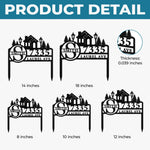 Custom Metal Garden Stake - Personalized Birthday Gifts For Family - Home Sweet Home Awaits