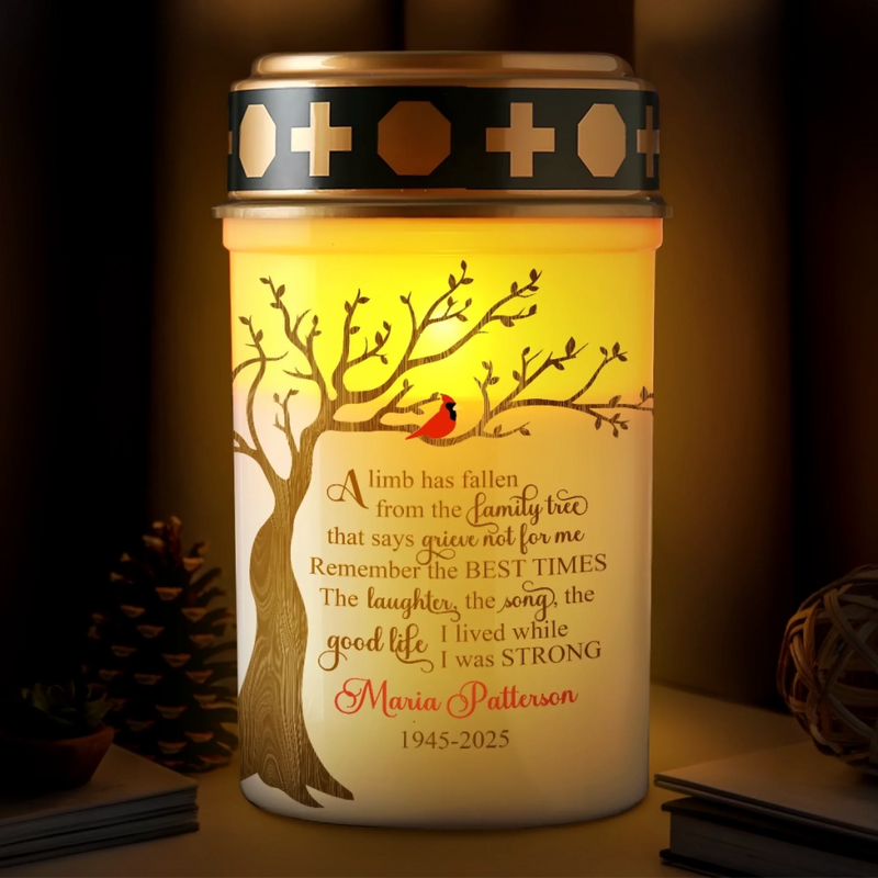 Custom Solar Stake Lights - Personalized Memorial Sympathy Gifts For Loss Of Mom, Dad - Love’s Light Never Fades