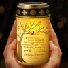 Custom Solar Stake Lights - Personalized Memorial Sympathy Gifts For Loss Of Mom, Dad - Love’s Light Never Fades