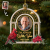 Custom Photo Acrylic Ornament - Personalized Christmas Memorial Sympathy Gifts For Loss Of Mom, Dad - Gone From Sight, Never From Heart