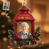 Custom Photo Acrylic Ornament - Personalized Christmas Memorial Sympathy Gifts For Loss Of Mom, Dad - Your Light Still Shines