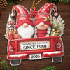 Custom Acrylic Ornament - Personalized Anniversary Christmas Wedding Gifts For Husband And Wife, Him And Her - Growing Old, Staying Merry