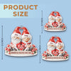 Custom Acrylic Ornament - Personalized Anniversary Christmas Wedding Gifts For Husband And Wife, Him And Her - My Happily Ever Gnome