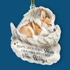 Custom Photo Acrylic Ornament - Personalized Pet Christmas Memorial Sympathy Gifts For Dogs, Cats - Forever Loved, Never Forgotten
