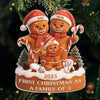 Custom Acrylic Ornament - Personalized Christmas Birthday Gifts For Mom, Dad, Kids - Sweetest Christmas Ever