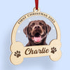 Custom Photo Wood & Acrylic Ornament - Personalized  Christmas Birthday Gifts For Dog Cat Lovers, Dog Dad And Mom, Cat Owners - Santa’s Goodest Helper
