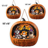 Custom Wood Sign - Personalized Halloween Birthday Gifts For Dog Cat Lovers, Dog Dad And Mom, Cat Owners - Spooky Vibes, Furry Tribe