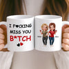 Custom Mug - Personalized Best Friend Birthday Gifts For Women, Besties, Sisters, BFF - Besties Make Life Brighter