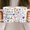 Custom Mug - Personalized Best Friend Birthday Gifts For Women, Besties, Sisters, BFF - No Miles Can Break Our Bond