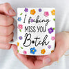 Custom Mug - Personalized Best Friend Birthday Gifts For Women, Besties, Sisters, BFF - No Miles Can Break Our Bond