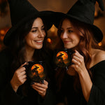 Custom Witch Cauldron Coffee Mug - New Arrival, Personalized Halloween Witchy Gifts For Besties, Sisters, BFF - Witching You A Wicked Brew AMZ