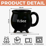 Custom Witch Cauldron Coffee Mug - New Arrival, Personalized Halloween Witchy Gifts For Besties, Sisters, BFF - Witching You A Wicked Brew AMZ