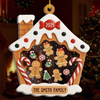 Custom 3 Layers Shaker Ornament - Personalized Christmas Birthday Gifts For Mom, Dad, Kids - Our Cozy Little Christmas Cottage