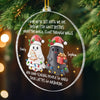 Custom Acrylic Ornament - Personalized Christmas Best Friend Birthday Gifts For Women, Besties, Sisters, BFF - Always The Cool Ones