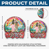 Custom Hologram Acrylic Ornament - Personalized Christmas Best Friend Birthday Gifts For Women, Besties, Sisters, BFF - Friendship Is The Best Gift