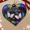 Custom Photo Acrylic Ornament - Personalized Memorial Sympathy Gifts For Loss Of Mom, Dad - When You Left, Part of Me Went With You